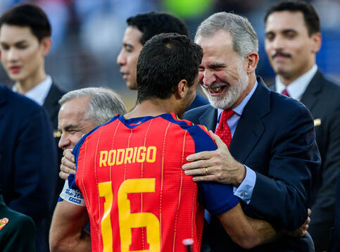 Rodri of Spain and King Felipe VI, King of Spain