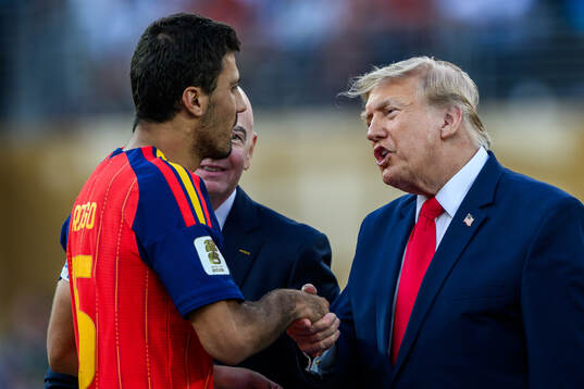 Rodri of Spain and Donald Trump, President of USA