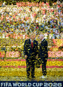 US President Donald Trump and FIFA president Gianni