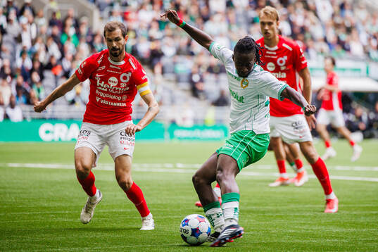 Hammarbys Moise Elohim Victoire Kabore och Degerfors