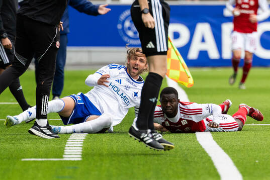 IFK Norrköpings Christoffer Nyman och Sandvikens Mohammed