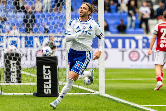 IFK Norrköpings Christoffer Nyman jublar