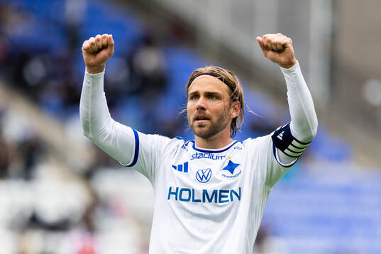 IFK Norrköpings Christoffer Nyman jublar