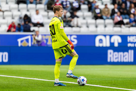Sandvikens målvakt Otto Lindell