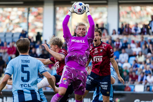 Djurgårdens målvakt Jacob Rinne, Örgrytes Sebastian