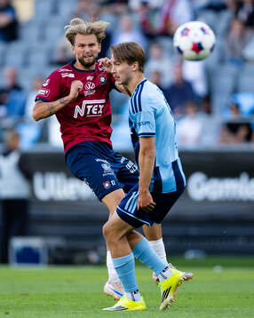 Örgrytes William Hofvander och Djurgårdens Miro Tenho