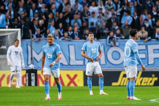 Malmö FFs spelare deppar
