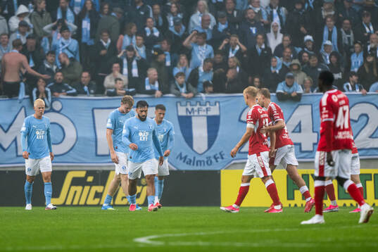 Malmö FFs Sead Haksabanovic deppar