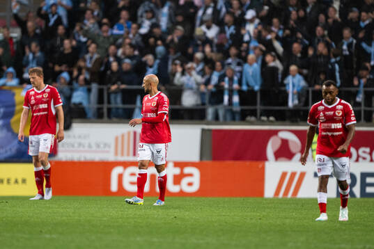 Kalmars Lars Sætra, Robert Gojani och Abdussalam Magashy