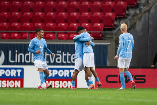 Malmö FFs Adrian Skogmar jublar