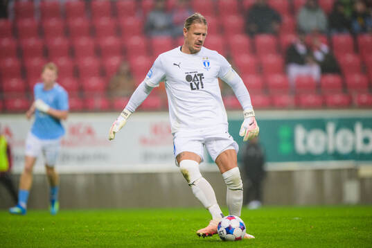 Malmö FFs målvakt Johan Dahlin