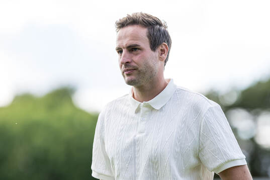 Coach Karl Marius Aksum of Mjällby