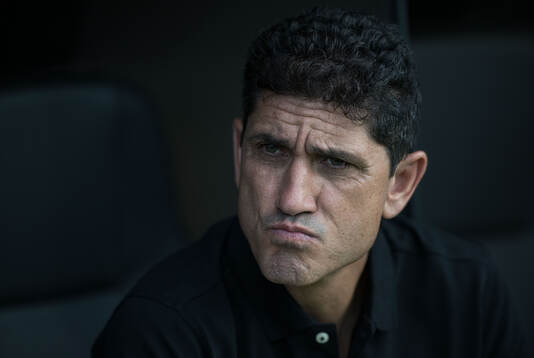 Coach Juan Manuel Pavon of Lincoln Red Imps