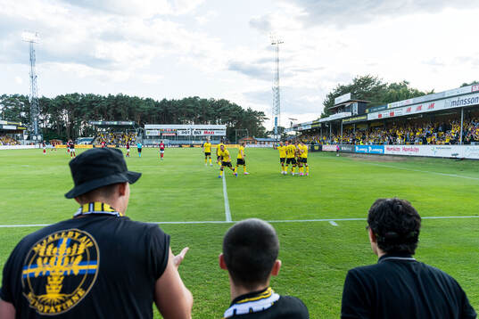 Aki Samuelsen of Mjällby celebrates