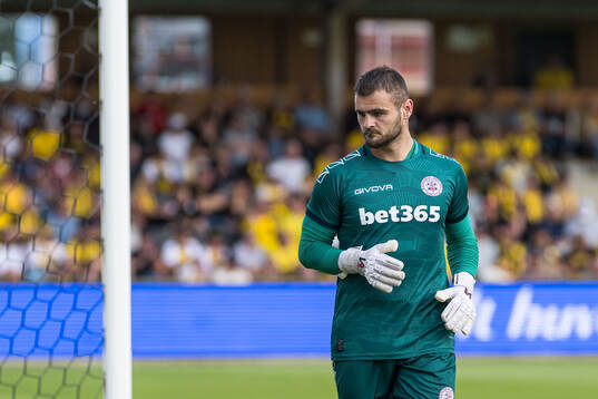 Goalkeeper Jaylan Hankins of Lincoln Red Imps looks dejected