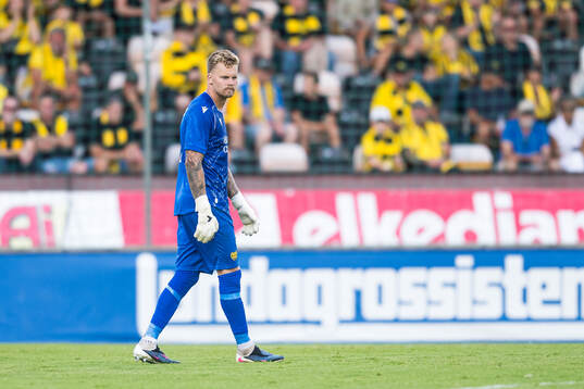 Goalkeeper Robin Wallinder of Mjällby