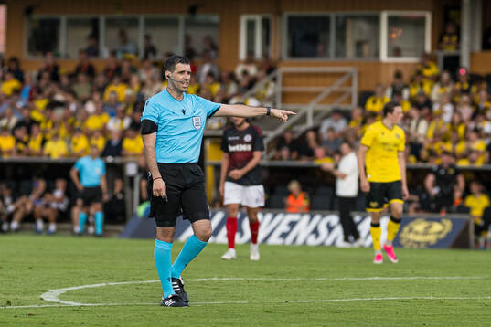Referee Matthew De Gabriele