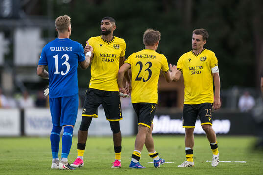 Goalkeeper Robin Wallinder, Abdullah Iqbal, Aki Samuelsen