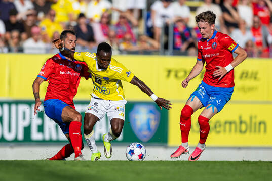 Helsingborgs Loret Sadiku, Alexander Johansson och