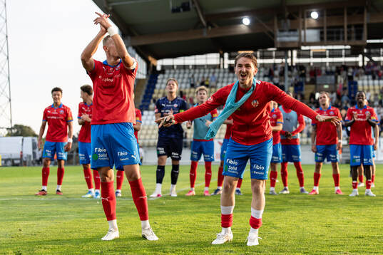 Helsingborgs Jakob Voelkerling Persson och Timothe Rupil