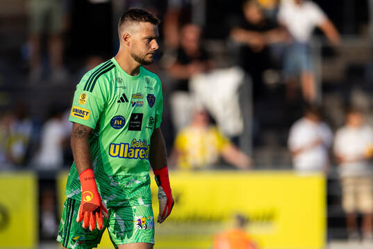Falkenbergs målvakt Anton Andersson