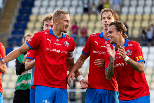Helsingborgs Jakob Voelkerling Persson, Lukas Kjellnäs och