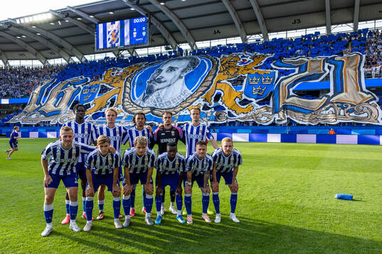 The starting eleven of IFK Göteborg