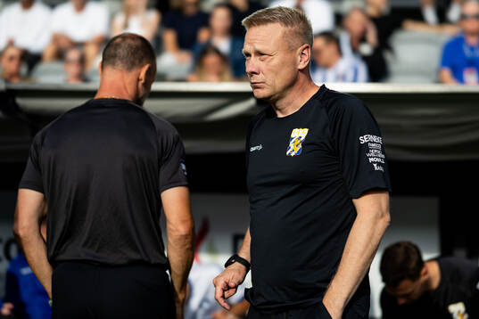 Coach Stefan Billborn of IFK Göteborg
