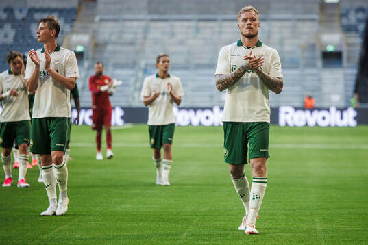 Victor Eriksson of Hammarby looks dejected
