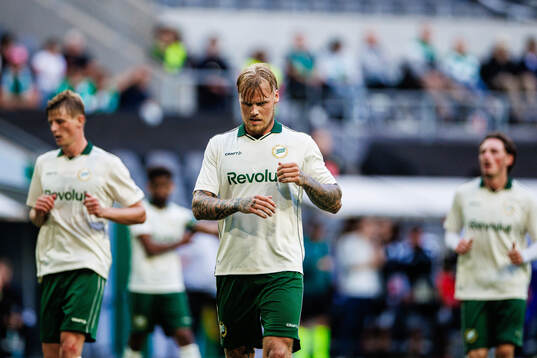Victor Eriksson of Hammarby looks dejected