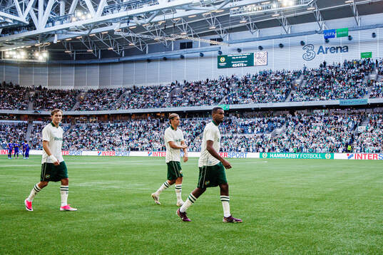 Hampus Skoglund, Markus Karlsson and Paulos Abraham