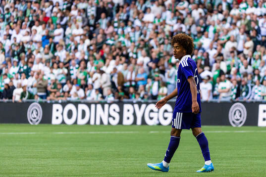 Joshua Nga Kana of Anderlecht looks dejected