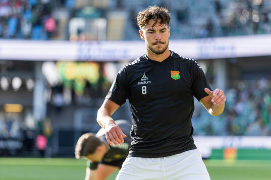 William Milovanovic of GAIS ahed of the UEFA Conference