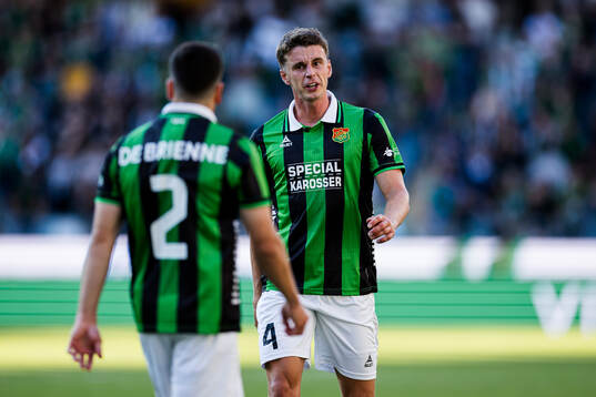 Matteo De Brienne and Oskar Ågren of GAIS
