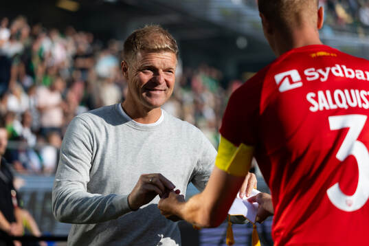 Head coach Jens Fønsskov Olsen of FC Nordsjälland