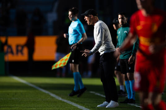 Head coach Jens Fønsskov Olsen of FC Nordsjälland