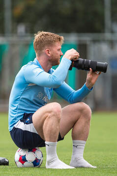 Anders Christiansen fotograferar
