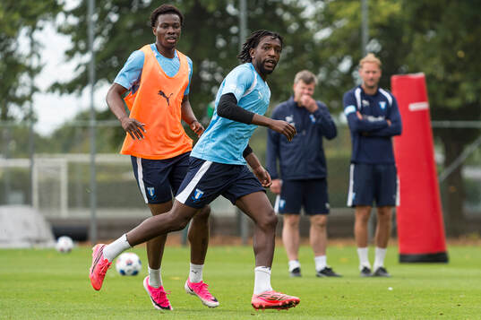 Isaac Assibu och Warren Kamanzi