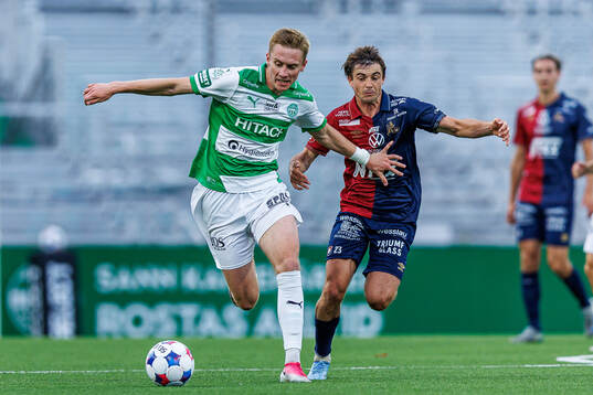 Västerås Karl Gunnarsson och Örgrytes Owen Parker-Price