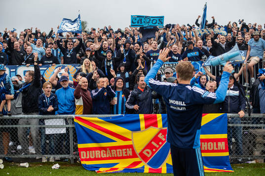 Djurgårdens Bo Hegland jublar