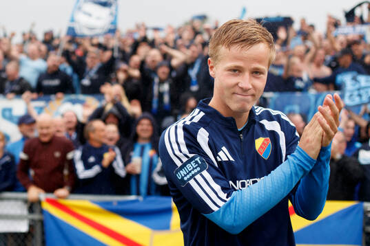 Djurgårdens Bo Hegland jublar