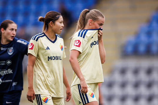 Djurgårdens Elsa Pelgander deppar