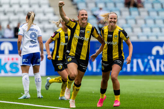 Hammarbys Gudrun Arnardottir jublar