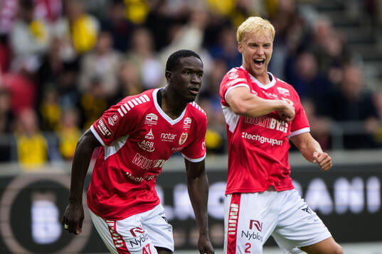 Kalmars Aboubacar Keita jublar