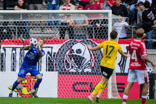 Mjällbys målvakt Robin Wallinder