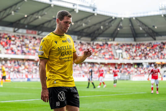 Mjällbys Jacob Bergström deppar