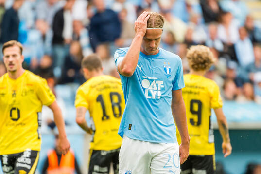 Malmö FFs Erik Botheim deppar