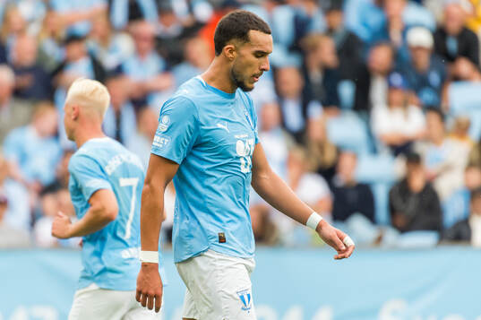 Malmö FFs Andrej Djuric deppar