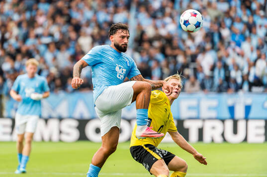 Malmö FFs Sead Haksabanovic och Elfsborgs Alexander Jensen