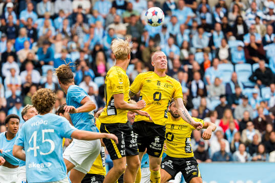 Elfsborgs Leo Östman och Thomas Isherwood